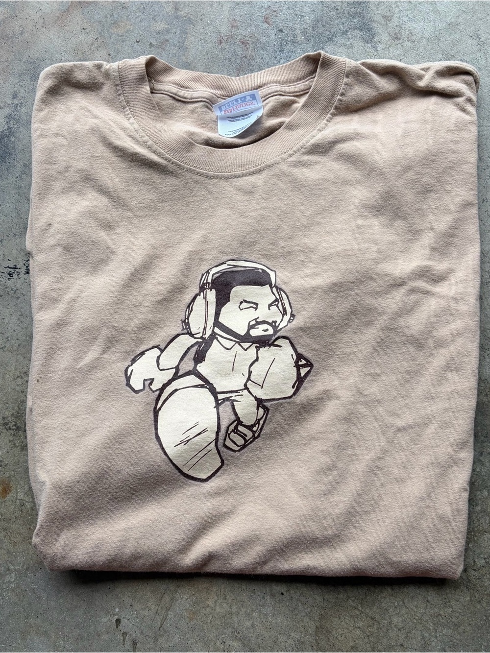 Vintage Lyrics Born T Shirt Tan Quannum Projects Rap Hip Hop Concert Tee Y2K